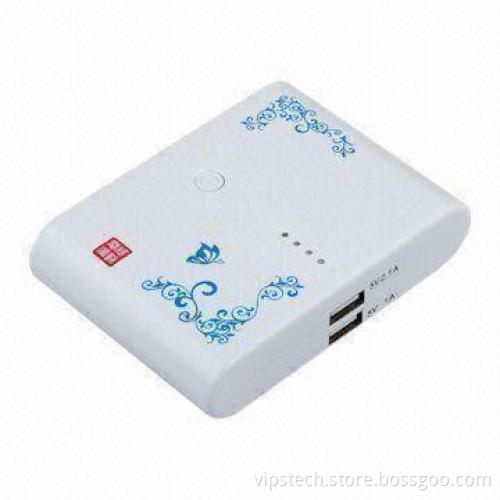 18650 Li-ion Battery Portable Power Station for iPhone 5/iPad/GPS with 8,800mAh Capacity